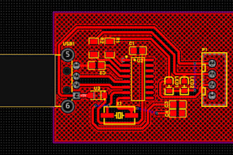design custom pcb design, schematic, layout, gerber dan bom