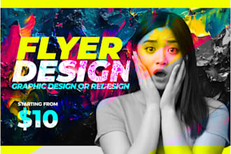 design or redesign business and real estate flyer, poster, banner, billboard