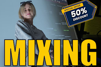 mix your vocals and beat into a radio ready track