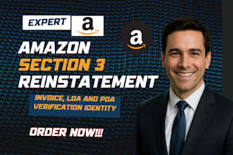 reinstate amazon suspended seller account and fix identity verification issue