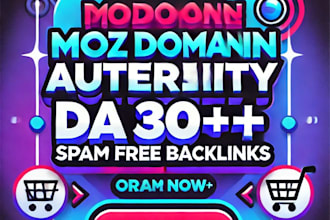 increase your website domain authority moz da30