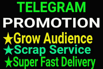 do telegram scraping, scraper, real and active subscribers