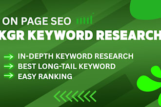 find low competition kgr keywords for rapid SEO growth