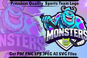 design all mascot sports and esports team logo
