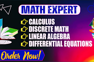assist in statistics linear algebra discrete math calculus probabbility geometry