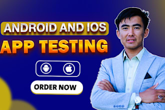 professionally test your android and ios app
