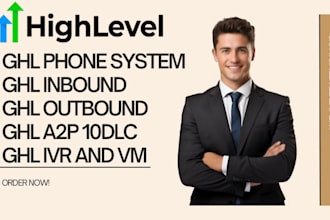 do ghl phone system, inbound, outbound, ivr and vm