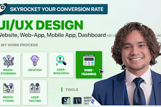 do ui ux design, website ui, mobile app ui ux, dashboard ui ux design