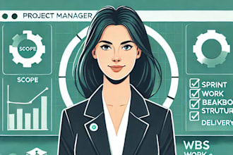be your professional project manager for agile and waterfall projects