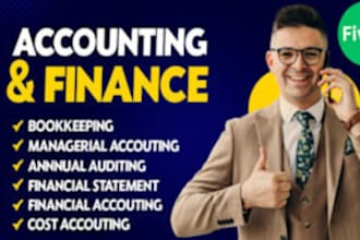 do accounting and finance assignments, financial statement, bookkeeping