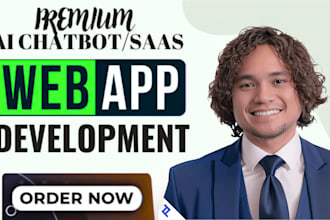 develop ai chatgpt mobile app or website ai saas app ai chatbot ai software