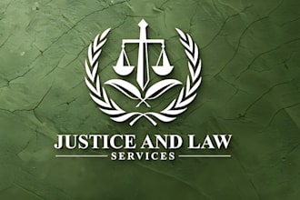 do modern attorney and law, legal, lawyer and law firm logo design