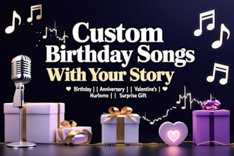 create a birthday song to surprise your loved one