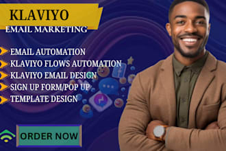 setup high converting klaviyo email flows and campaigns for shopify