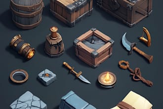 do  props and objects, items for your games