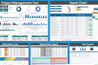 create custom automated excel or google sheets, dashboards, and vba tools