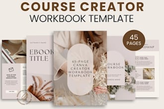 create editable german canva workbook ebook layout design editable canva ebook