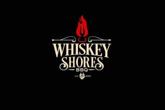 make mouths water bbq logo design