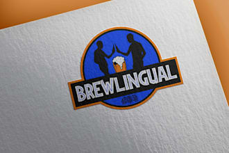 design premium craft beer brewery logo vintage modern branding