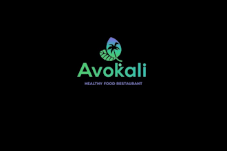 design modern healthy restaurant logo