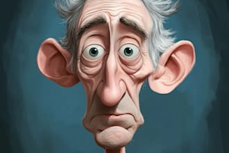 make a cartoon caricature design for you