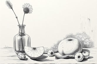 create pen and ink drawings and object illustrations