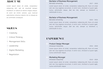 resume and cover letter writing