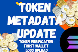 update token metadata solana contract audit add metadata, logo on trust wallet