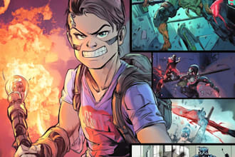 comic book cover art and manga for you