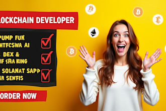 be your blockchain developer and web3 dapp , smart contract
