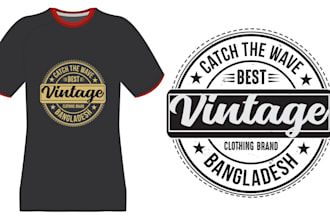 design a unique t shirt logo with original concept