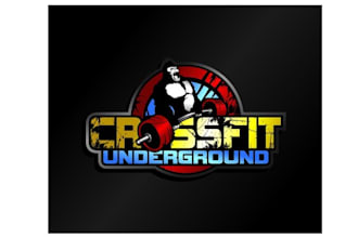 design unique fitness crossfit box logo