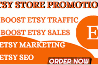 promote etsy, shopify, amazon or ebay store to real audience
