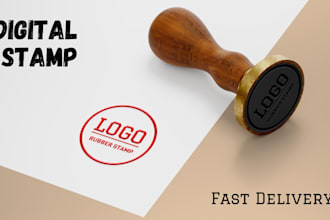 design custom digital stamps for your your small business