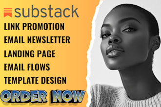 substack link promotion substack editable newsletter template design substack