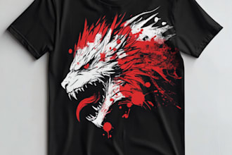 do bulk t shirt designs for merch and printful