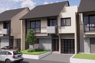 create 3d realistic renders for interior using enscape