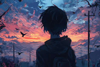 create environment concept art, background and illustration