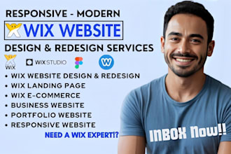 design modern wix website build wix studio website wix website redesign wix