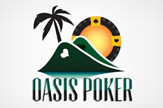 design excellent unique inspirational logo for oasis poker