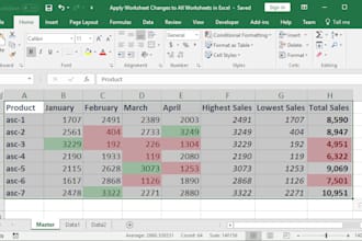 do excel data entry, cleaning, merge, format and split