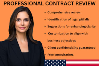 professionally review and enhance your business contracts and legal agreements