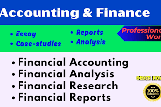 do financial cost managerial accounting and finance economics management