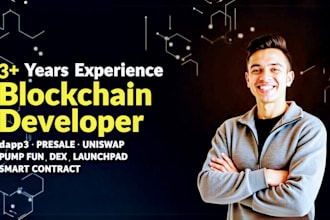 be blockchain developer for web3 dapp smart contract