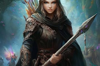 draw your dnd or ttrpg fantasy character art or token