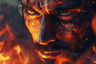 create cinematic fantasy or sci fi ai character portraits