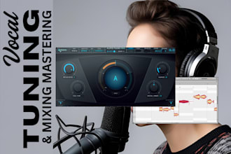 manually tune your vocals and mix master your track