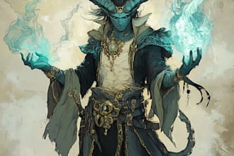 draw your dnd character sheet