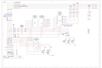 design and draw electrical schematic using eplan, autocad
