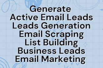 do email list finder email lead generation email scrapping email blasting